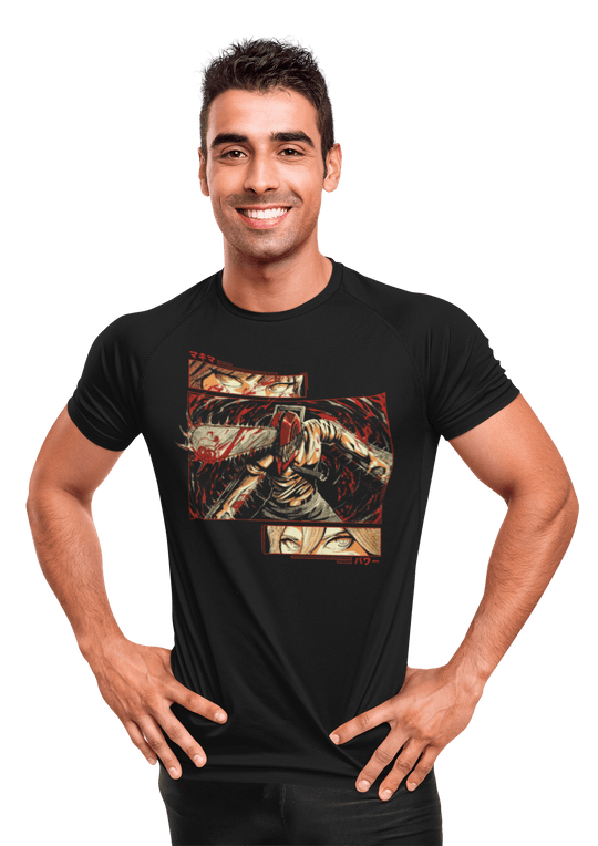 Playera Anime Hombre Algodon Chainsaw Man Beloma