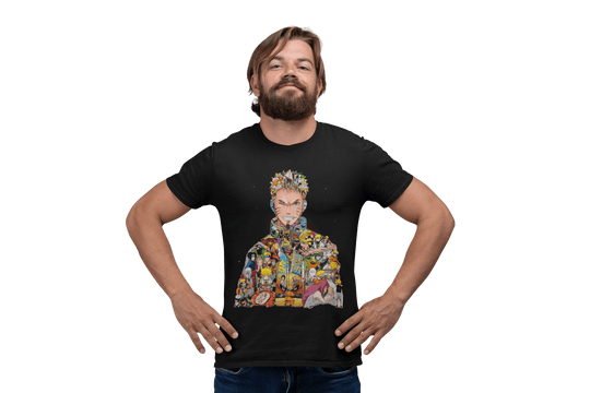 Playera Anime Hombre Algodon Naruto Uzumaki Beloma