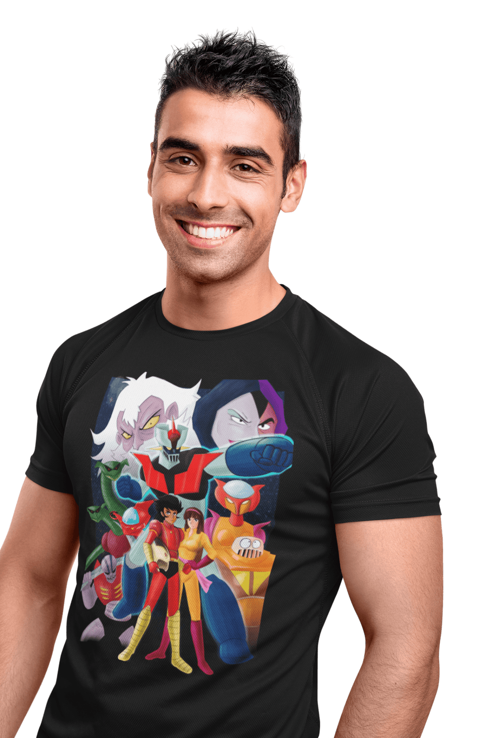 Playera Anime Hombre Algodon Mazinger Z Mecha Robots Beloma