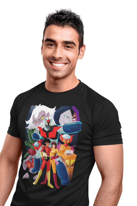 Playera Anime Hombre Algodon Mazinger Z Mecha Robots Beloma
