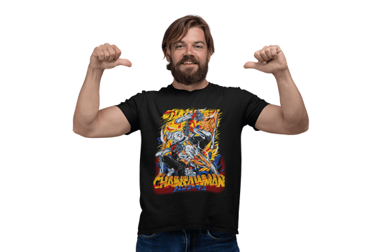 Playera Anime Hombre Algodon Chainsaw Man Beloma