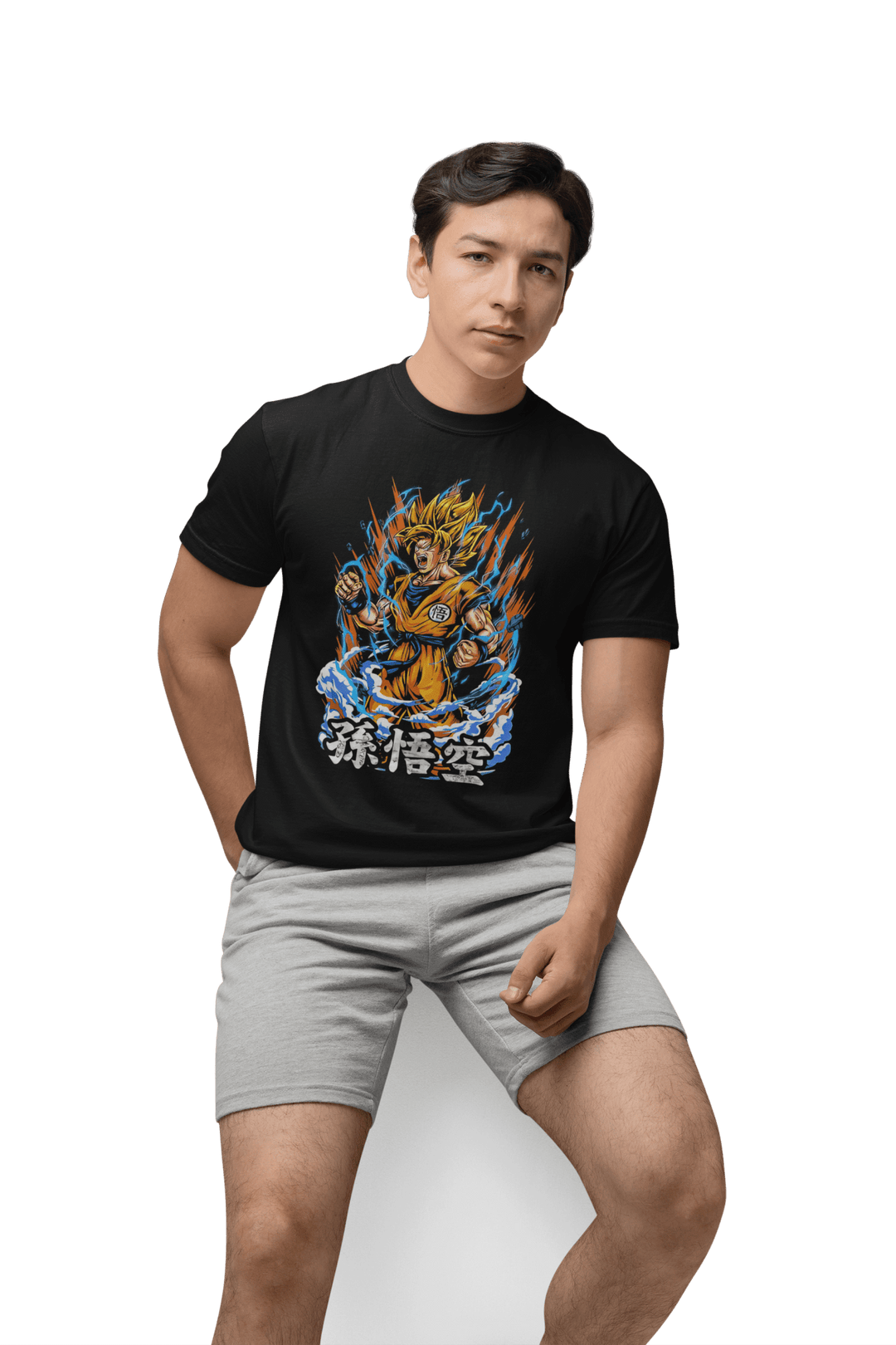 Playera Anime Hombre Dragon Ball Goku SSJ Beloma