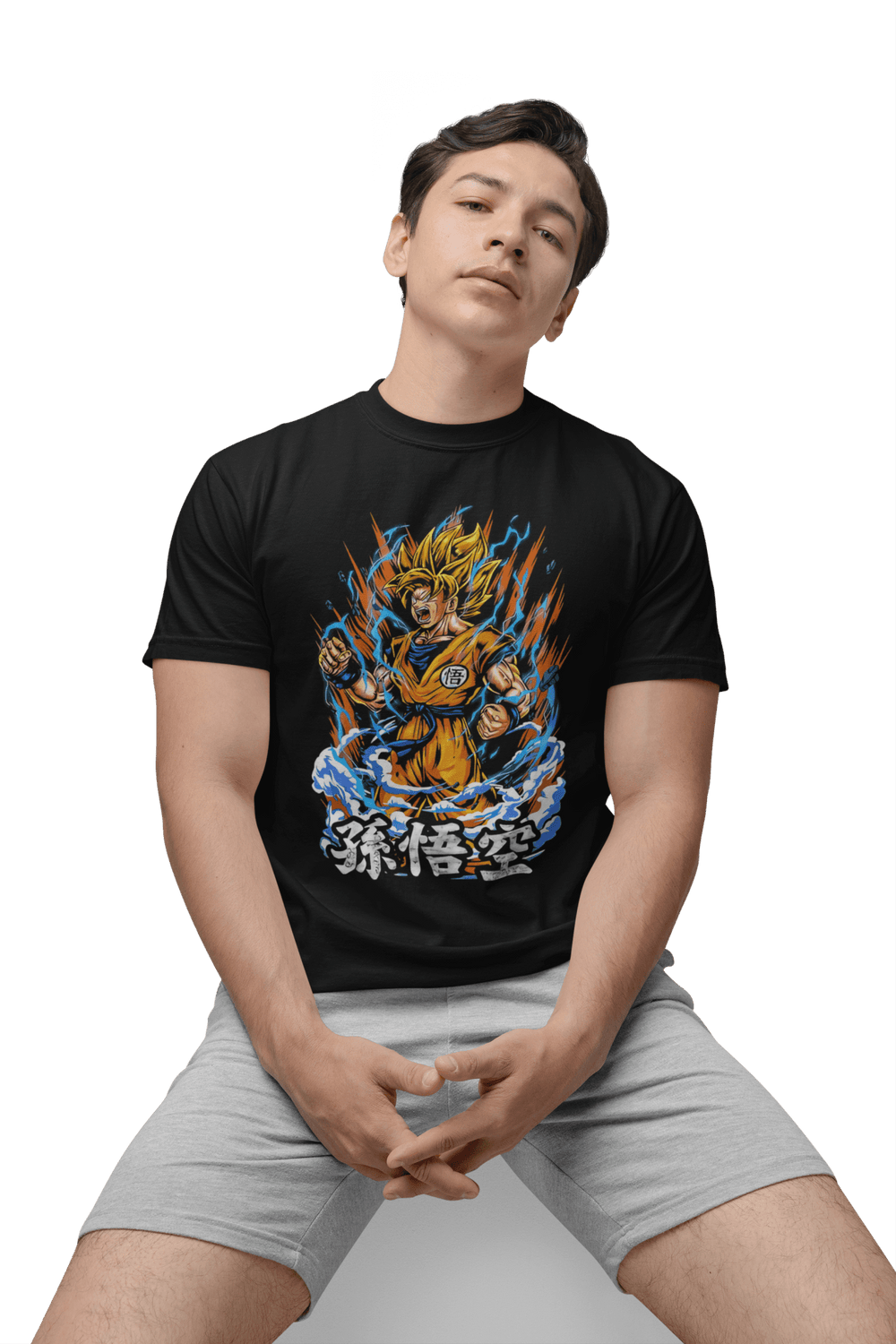 Playera Anime Hombre Dragon Ball Goku SSJ Beloma