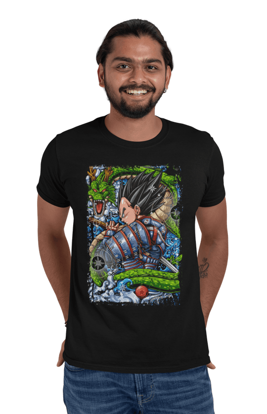 Playera Anime Hombre Dragon Ball Vegeta Beloma