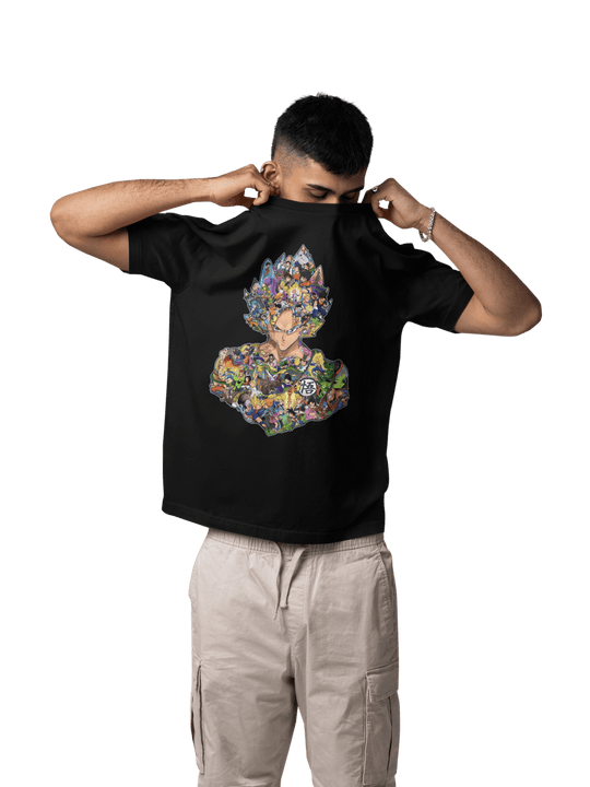 Playera Anime Hombre Algodon Dragon Ball Goku Beloma