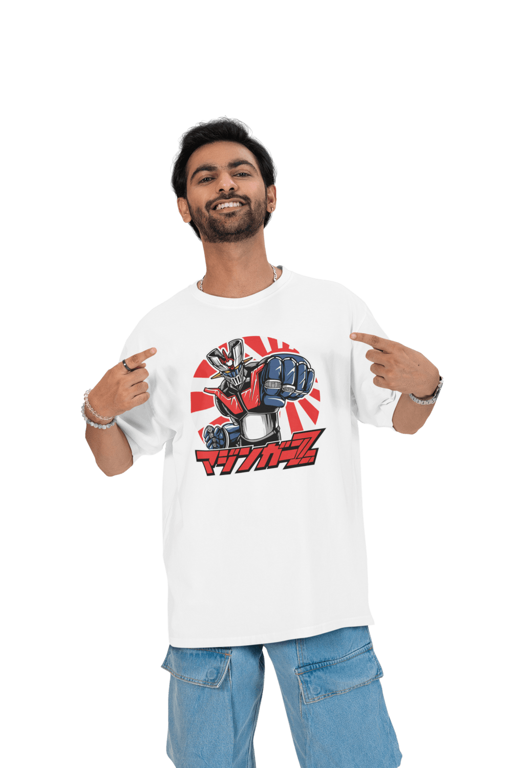 Playera Anime Hombre Algodon Mazinger Z Mecha Robots Beloma