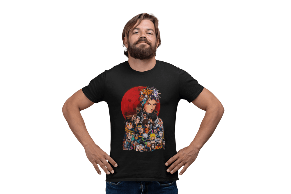Playera Anime Hombre Algodon Naruto Ninja Hokage Beloma