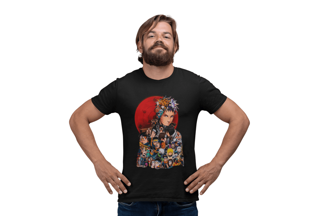 Playera Anime Hombre Algodon Naruto Ninja Hokage Beloma