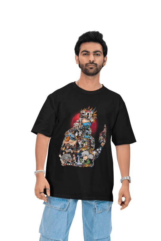Playera Anime Hombre Algodon Naruto Ninja Kakashi Beloma
