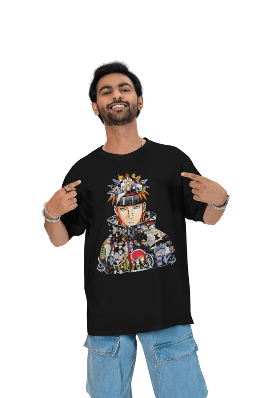 Playera Anime Hombre Algodon Naruto Nagato Beloma