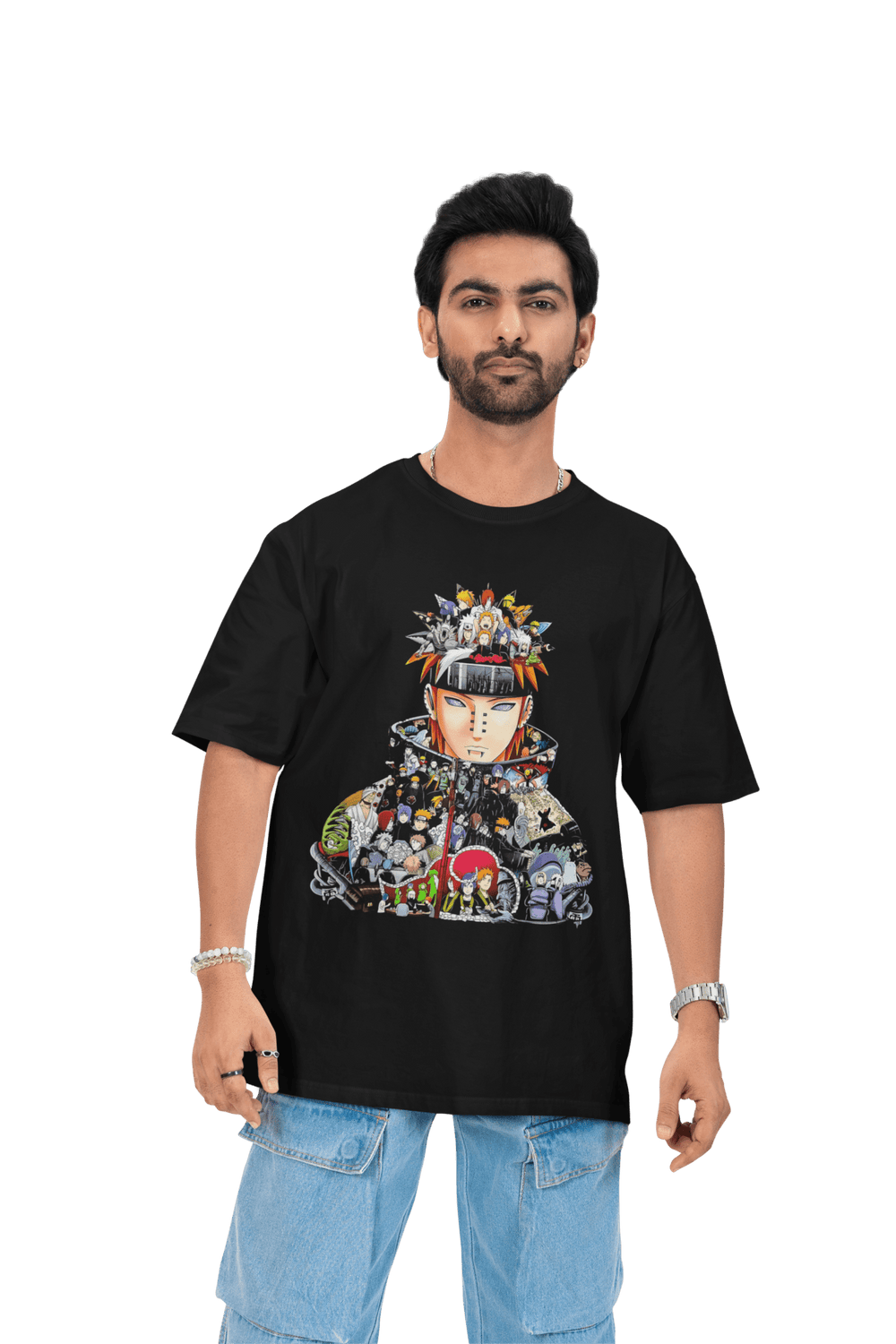 Playera Anime Hombre Algodon Naruto Nagato Beloma
