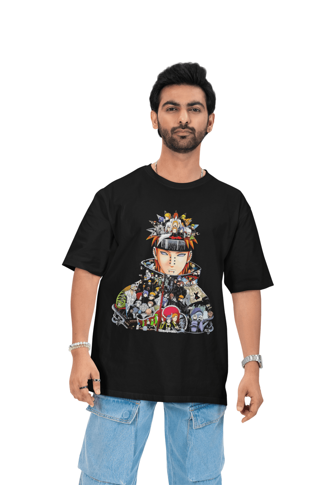 Playera Anime Hombre Algodon Naruto Nagato Beloma