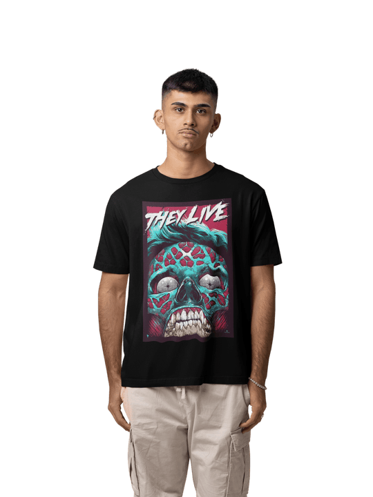 Playera Hombre Algodón They Live Películas Terror Beloma
