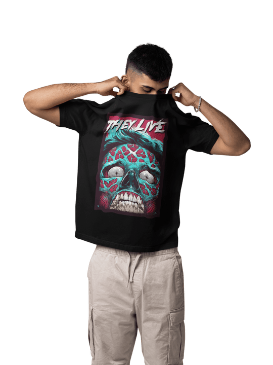 Playera Hombre Algodón They Live Películas Terror Beloma