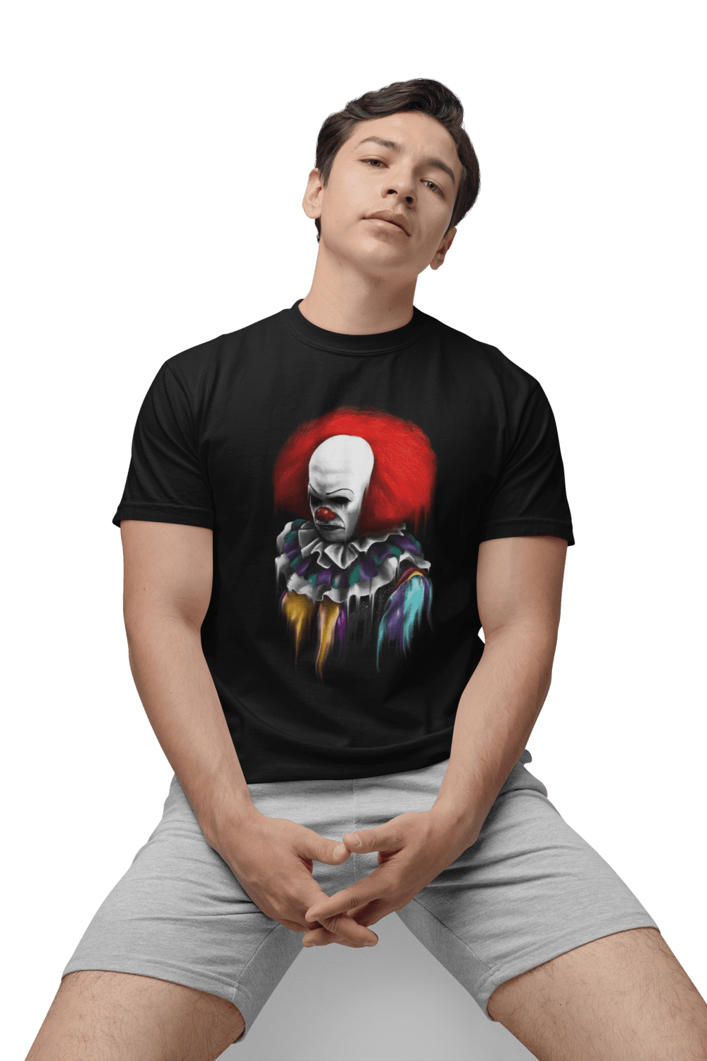 Playera Hombre Algodón IT Pennywise Películas Terror Beloma