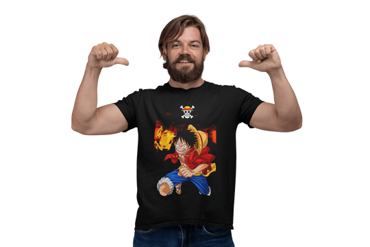 Playera Anime Hombre Algodon One Piece Luffy Beloma