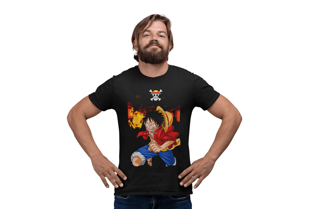 Playera Anime Hombre Algodon One Piece Luffy Beloma