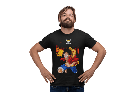 Playera Anime Hombre Algodon One Piece Luffy Beloma