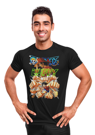 Playera Anime Hombre Algodon One Piece Diseño 452 Luffy Beloma