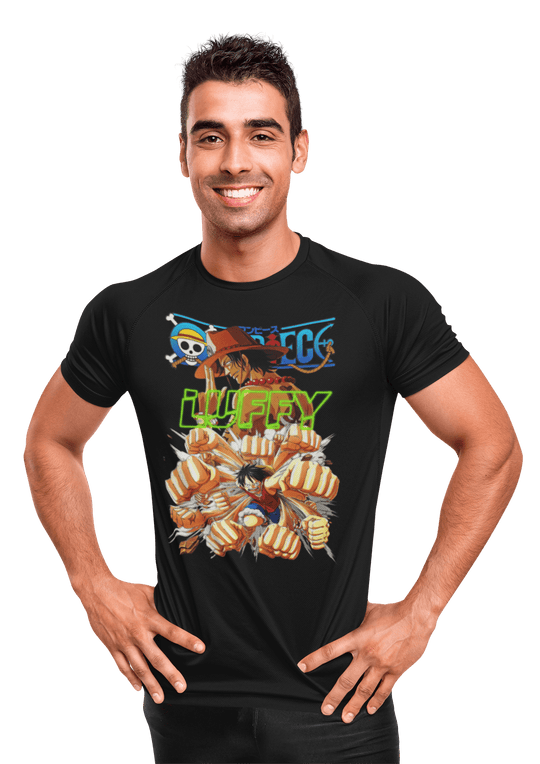Playera Anime Hombre Algodon One Piece Luffy Beloma