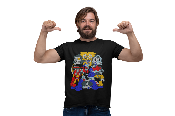 Playera Anime Hombre Algodon Mazinger Z Mecha Robots Beloma