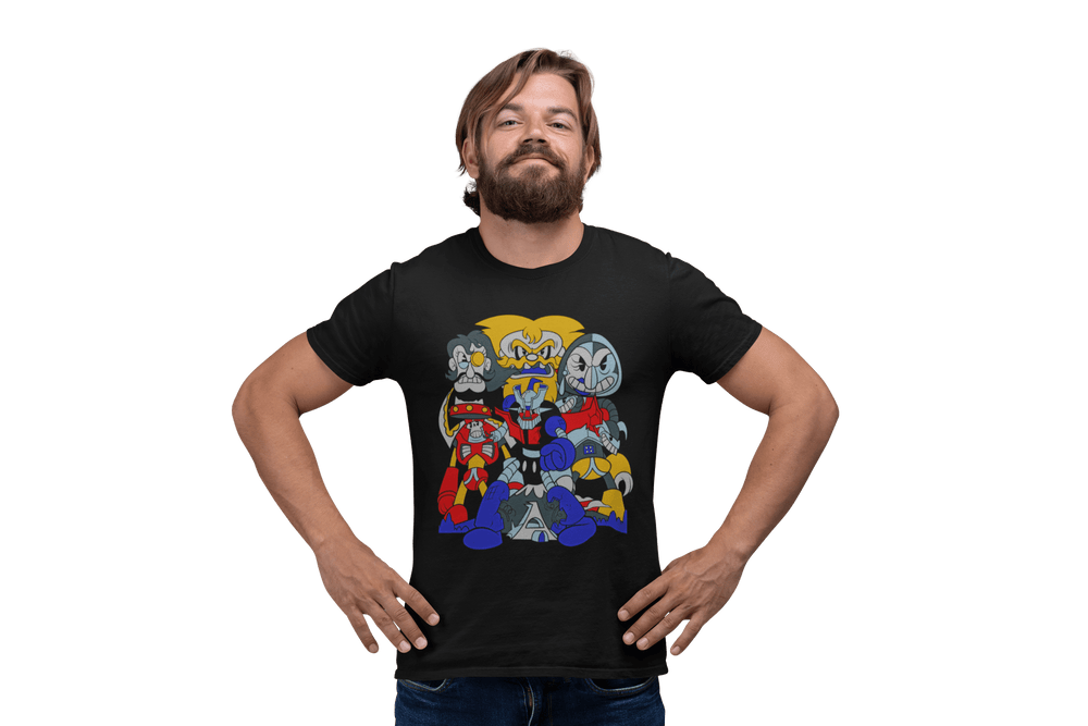 Playera Anime Hombre Algodon Mazinger Z Mecha Robots Beloma