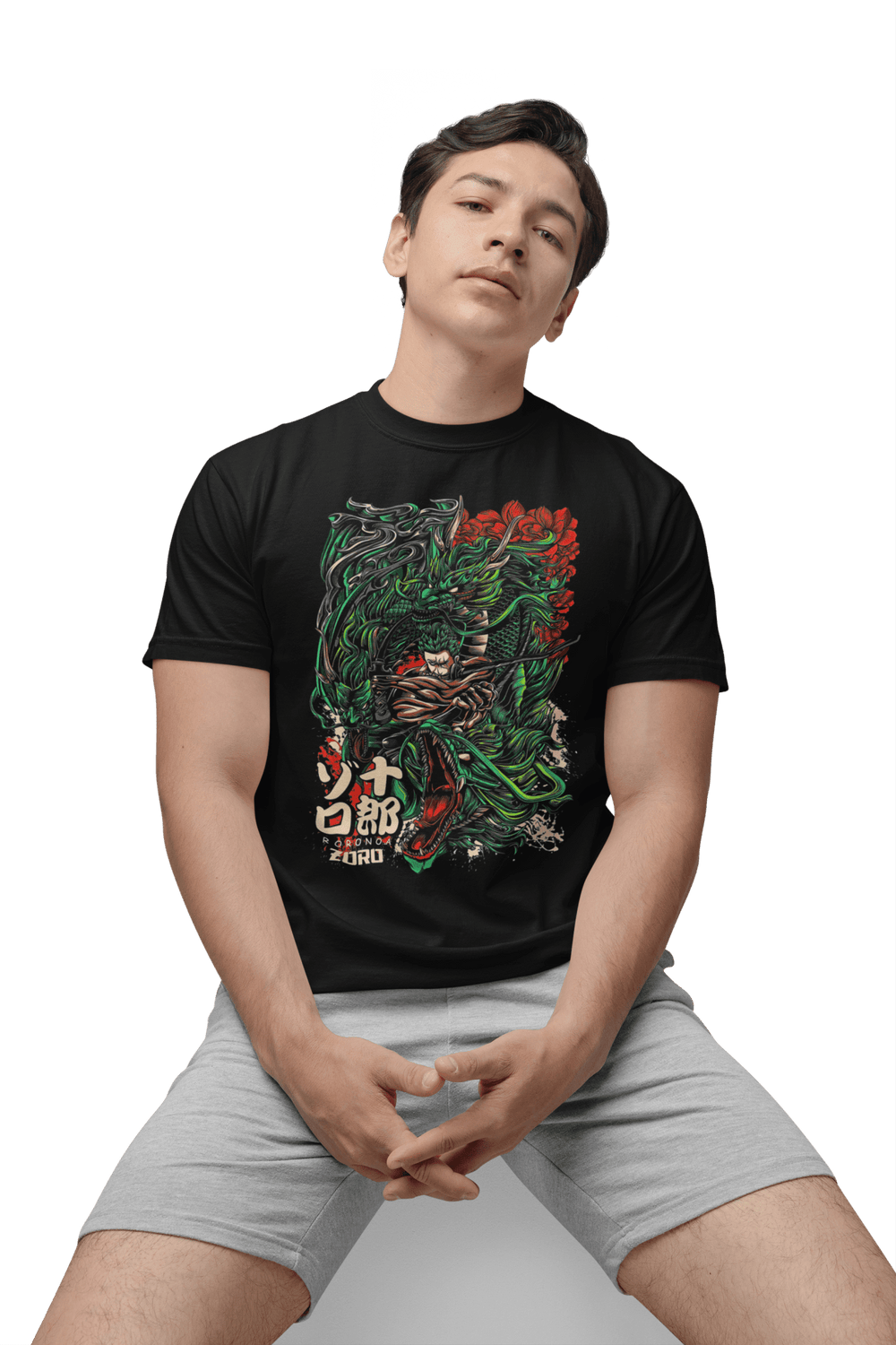 Playera Anime Hombre Algodon One Piece Zoro Beloma