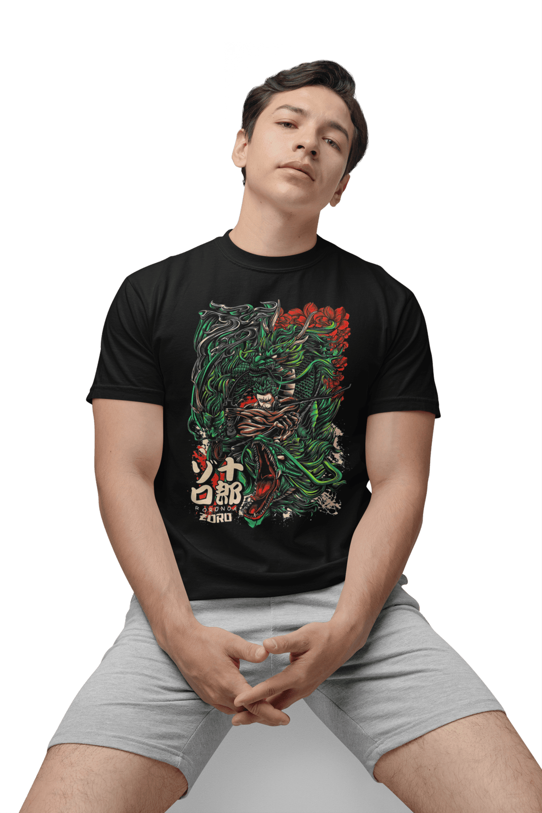 Playera Anime Hombre Algodon One Piece Zoro Beloma