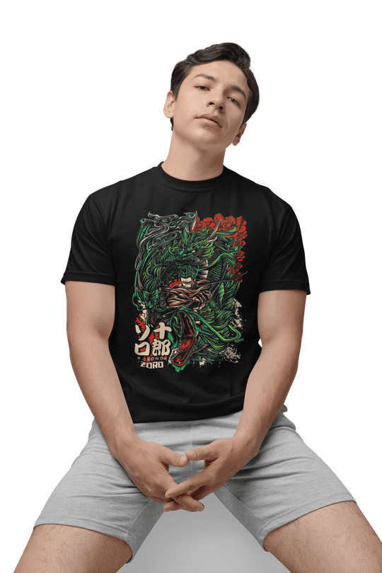 Playera Anime Hombre Algodon One Piece Zoro Beloma