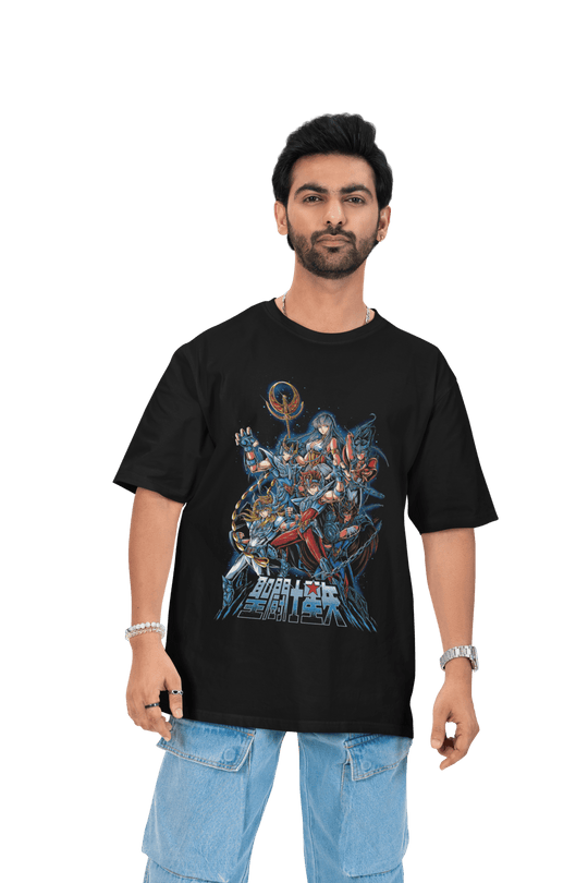 Playera Anime Hombre Algodon Caballeros del Zodiaco Beloma