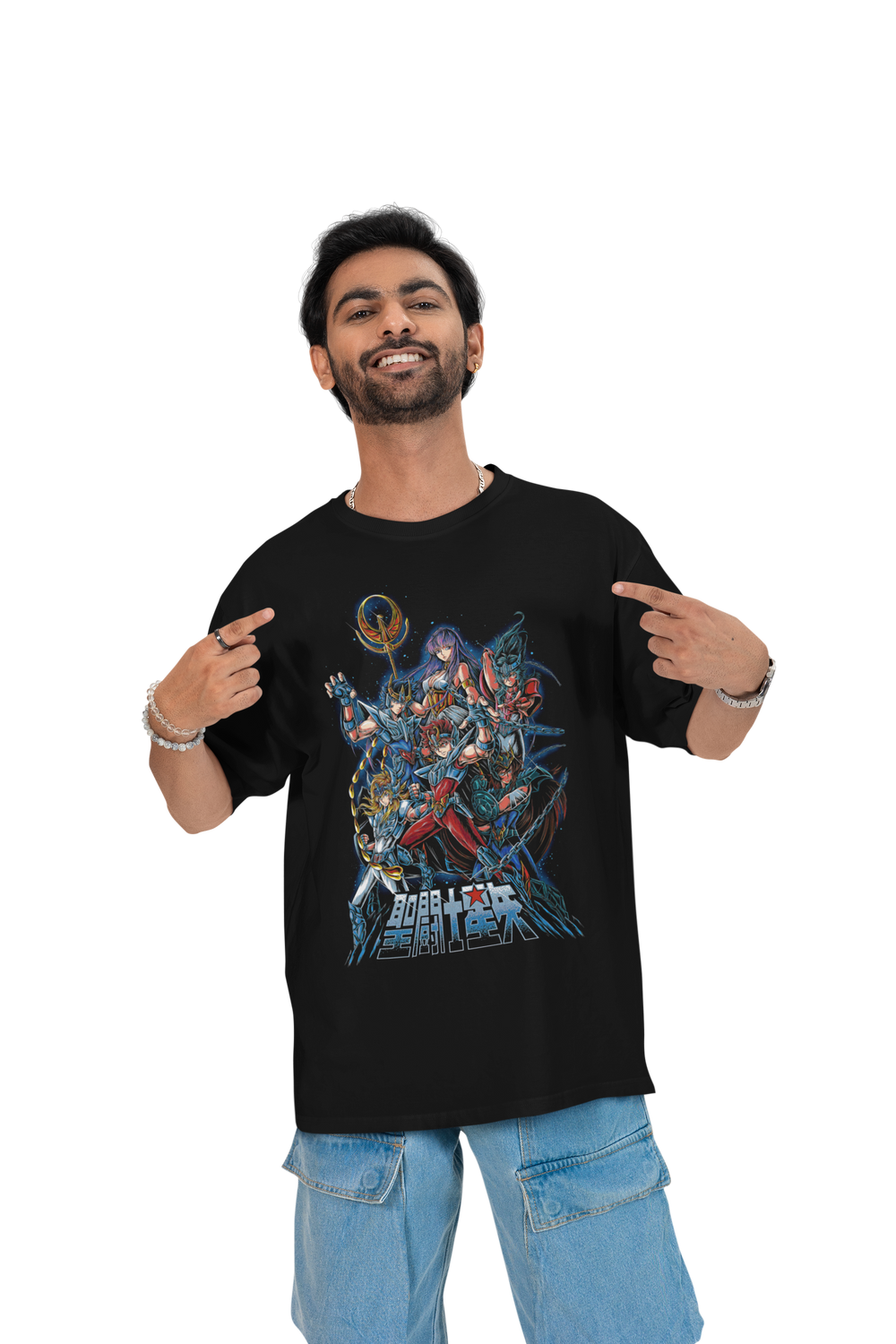 Playera Anime Hombre Algodon Caballeros del Zodiaco Beloma