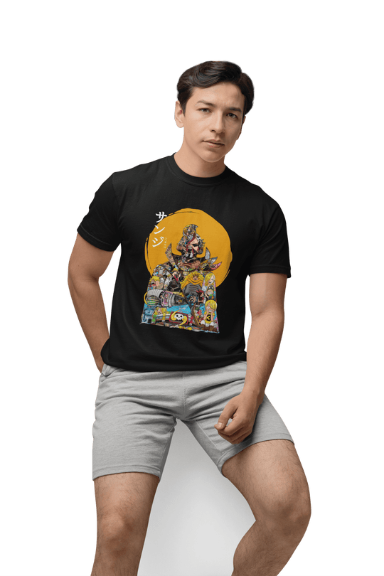 Playera Anime Hombre Algodon One Piece Piratas Beloma