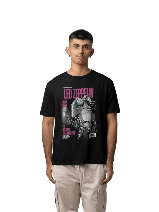 Playera Hombre Algodón Led Zeppelin - Portada Rock Música Beloma