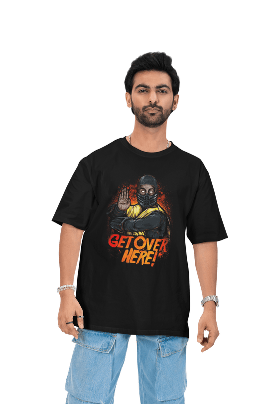 Playera Hombre Algodón Mortal Kombat Scorpion Videojuegos Beloma