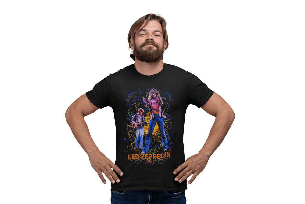 Playera Hombre Algodón Led Zeppelin Rock Música Beloma