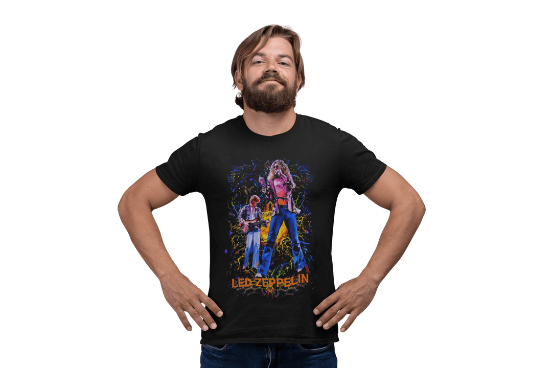 Playera Hombre Algodón Led Zeppelin Rock Música Beloma