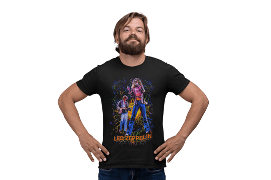 Playera Hombre Algodón Led Zeppelin Rock Música Beloma