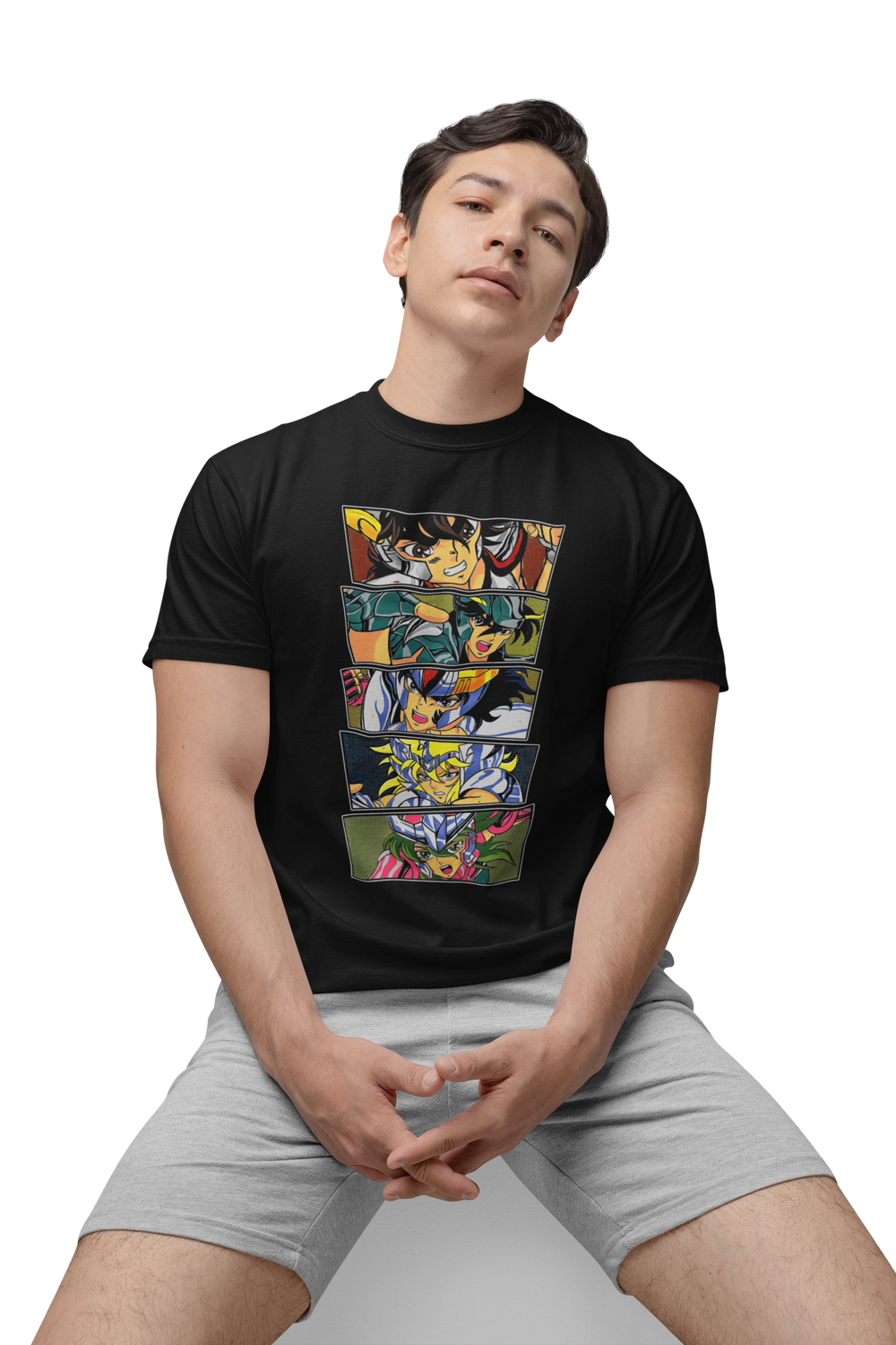 Playera Anime Hombre Algodon Caballeros del Zodiaco Beloma