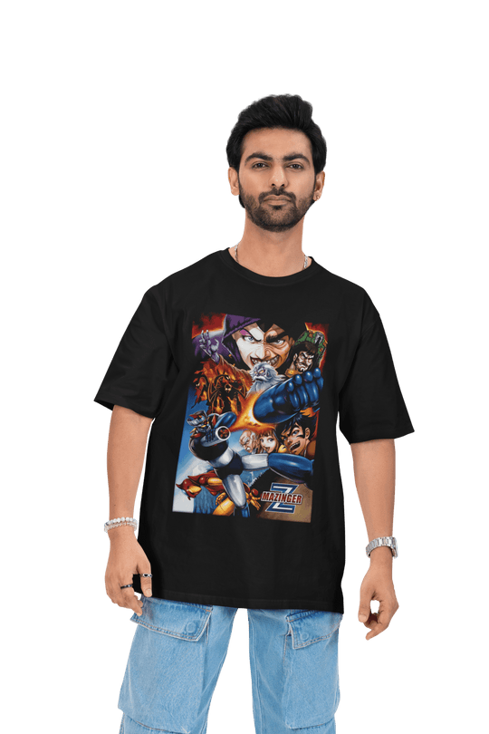 Playera Anime Hombre Algodon Mazinger Z Mecha Robots Beloma