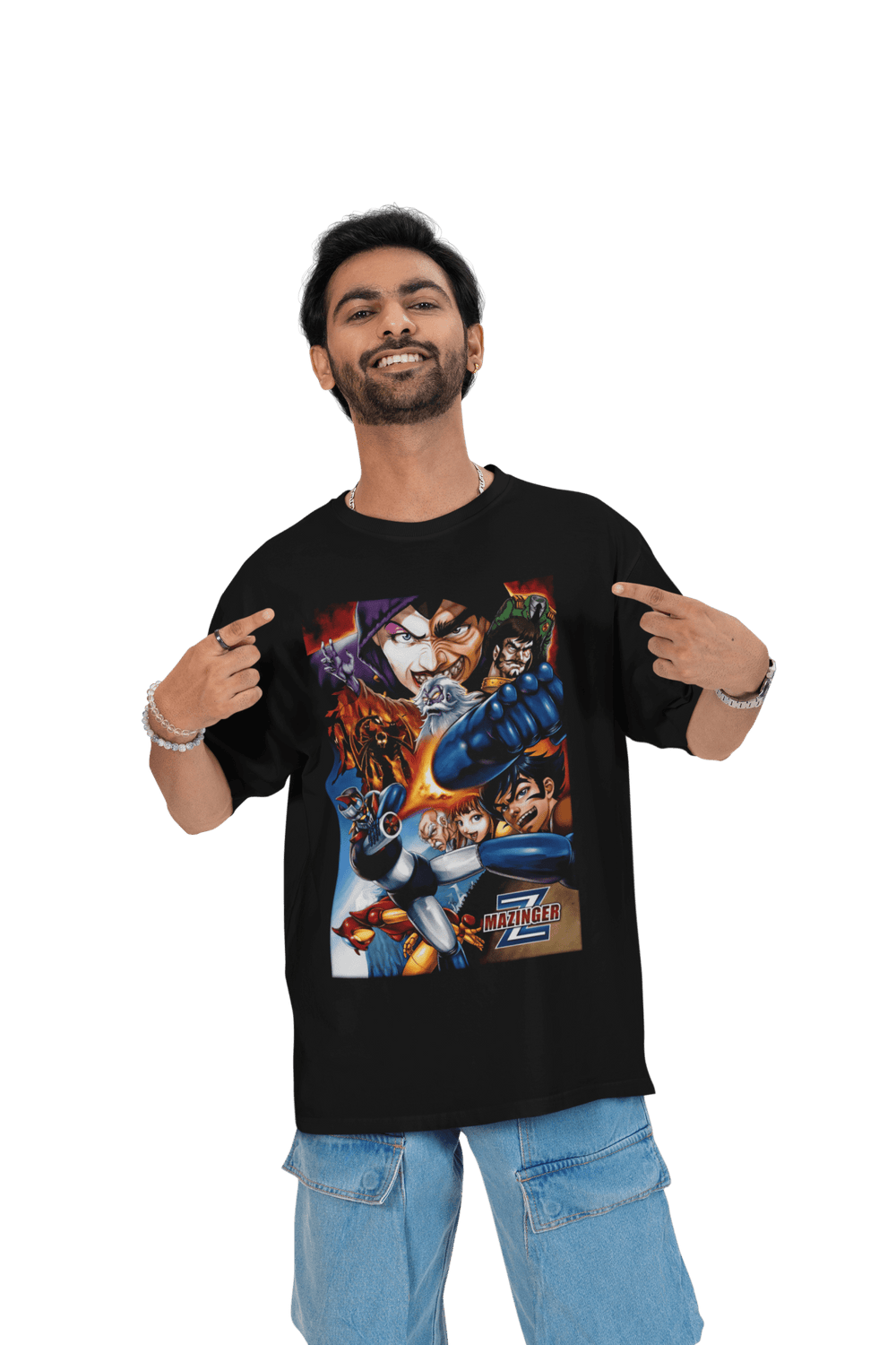 Playera Anime Hombre Algodon Mazinger Z Mecha Robots Beloma