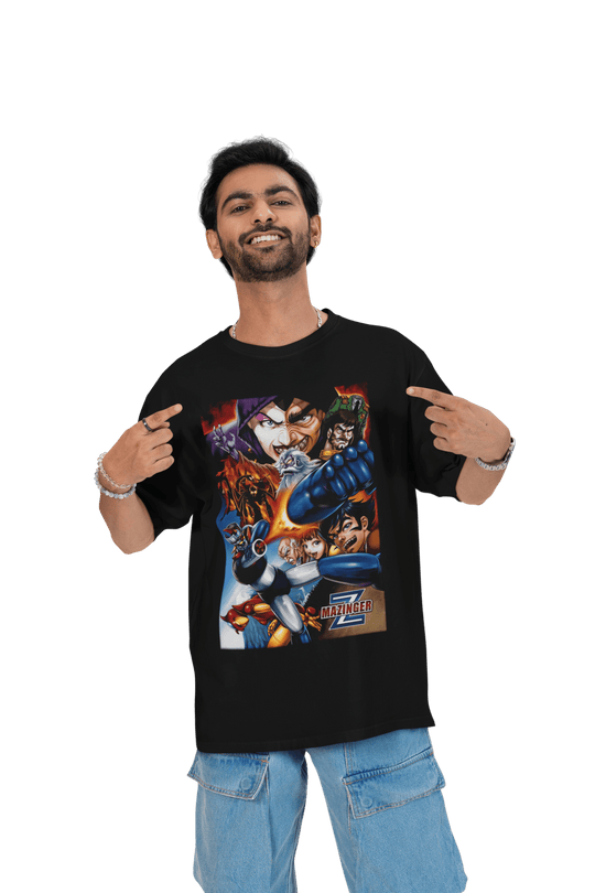 Playera Anime Hombre Algodon Mazinger Z Mecha Robots Beloma