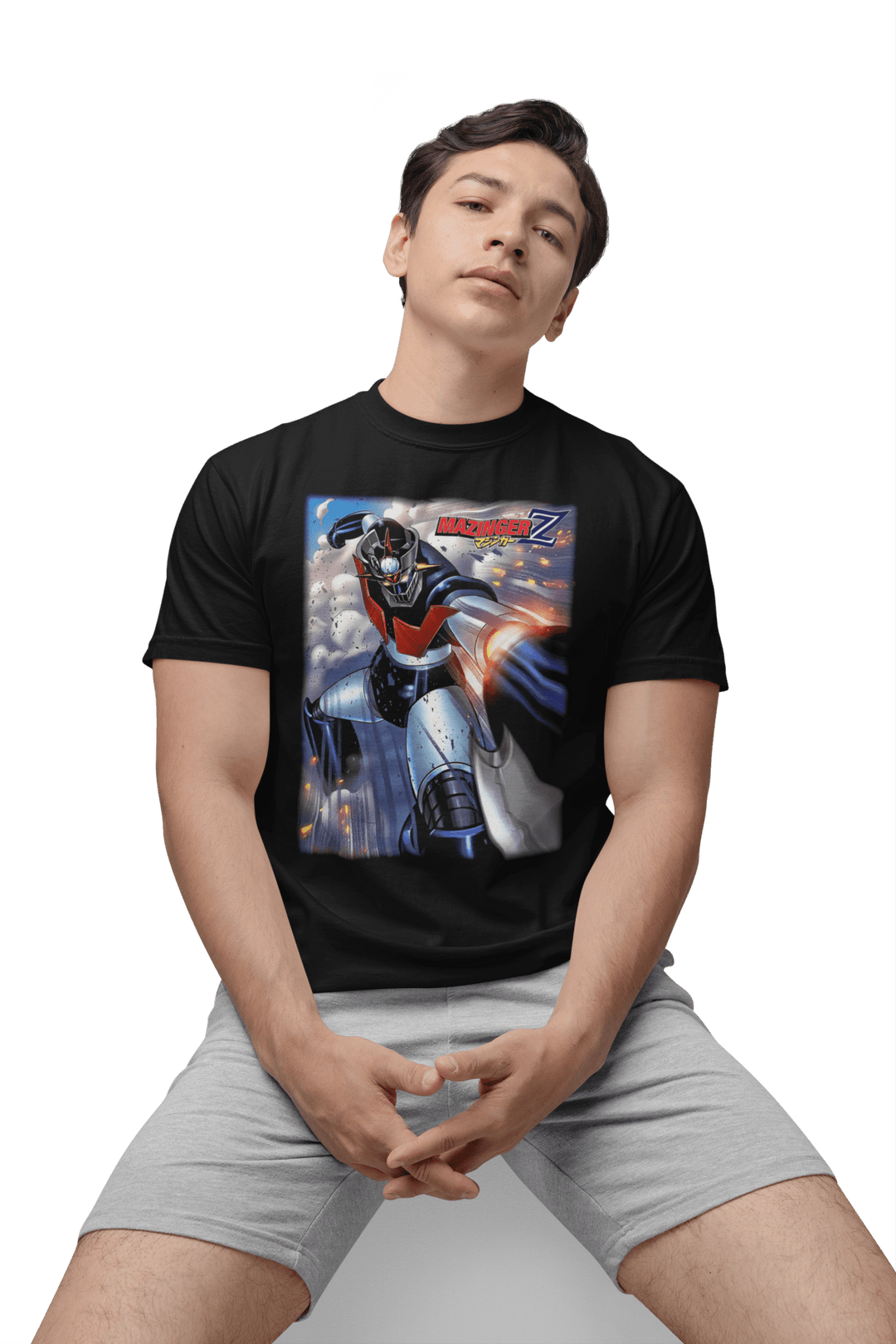 Playera Anime Hombre Algodon Mazinger Z Mecha Robots Beloma