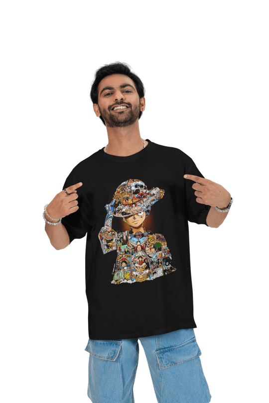 Playera Anime Hombre Algodon One Piece Luffy Beloma