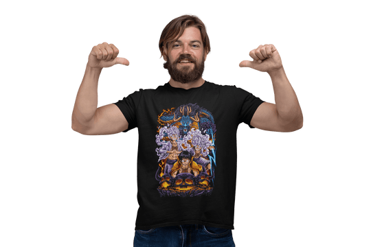 Playera Anime Hombre Algodon One Piece Piratas Beloma