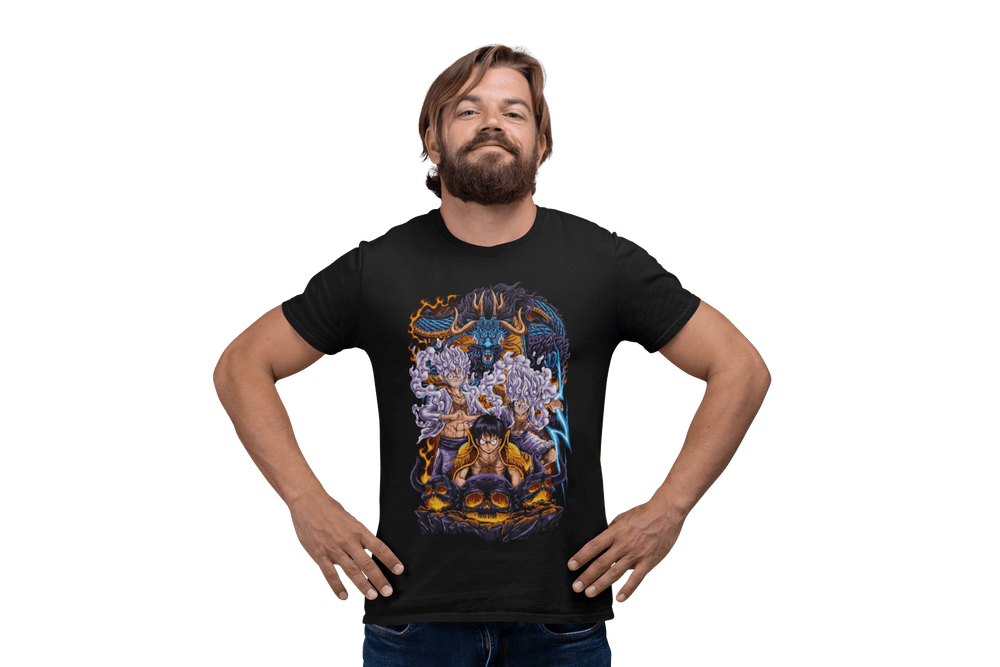 Playera Anime Hombre Algodon One Piece Piratas Beloma