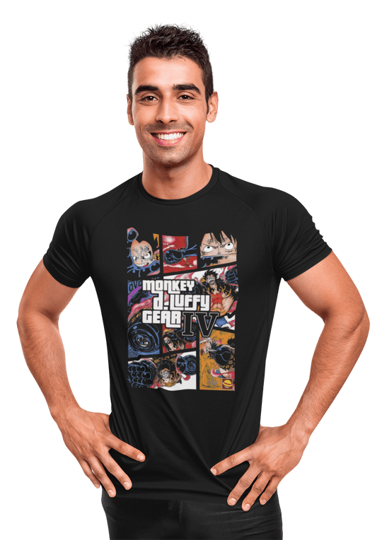 Playera Anime Hombre Algodon One Piece Piratas Beloma