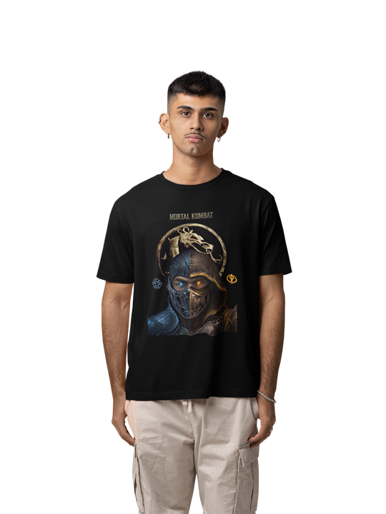 Playera Hombre Algodón Mortal Kombat Sub Zero Scorpion Videojuegos Beloma