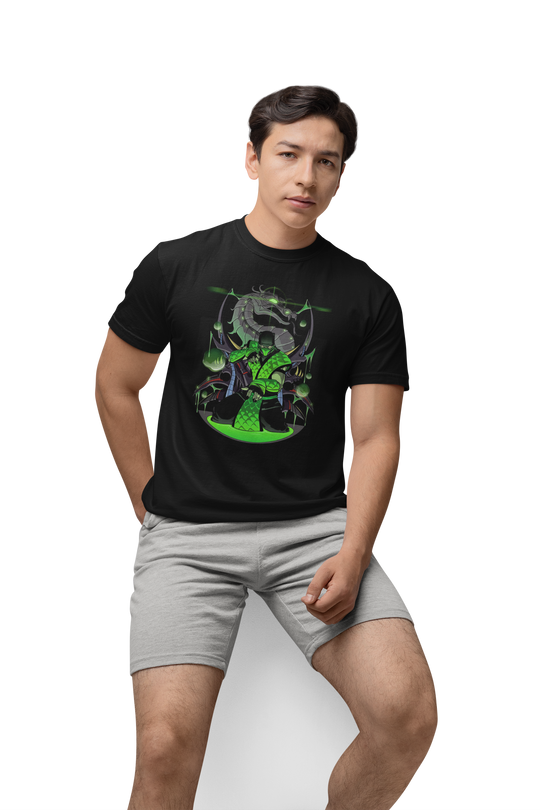 Playera Hombre Algodón Mortal Kombat Reptile Videojuegos Beloma