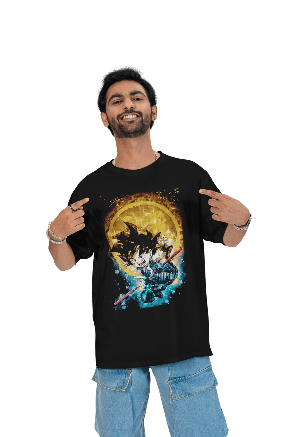 Playera Anime Hombre Dragon Ball Goku niño Beloma