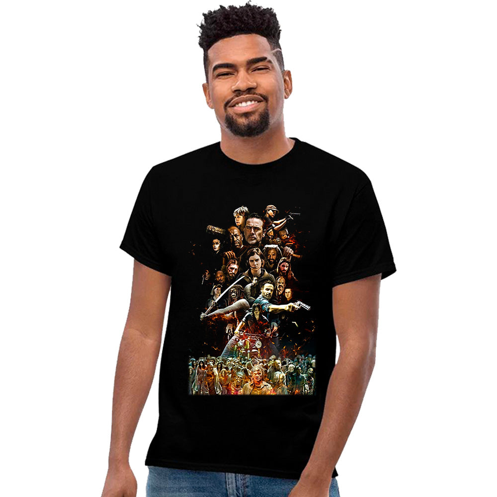 Playera The Walking Dead Personajes Series Playera Beloma